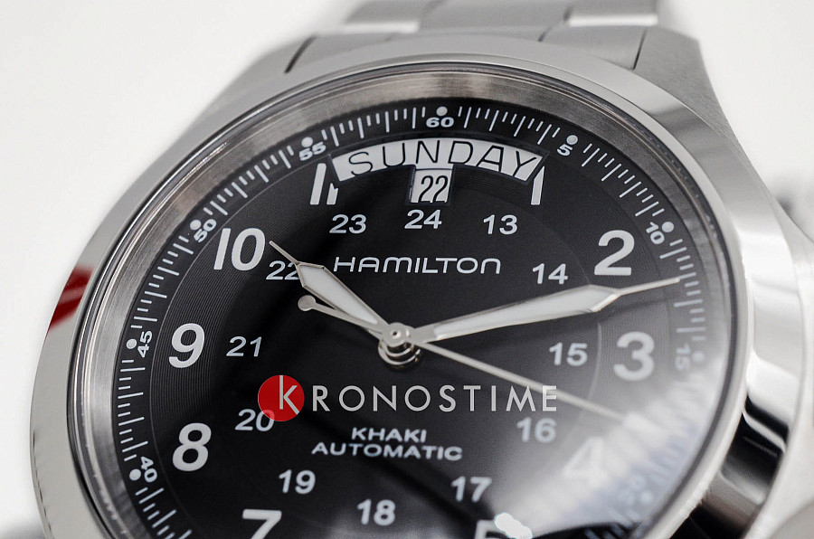 Часы Hamilton Khaki Field King Auto H64455133 — мужские, нержавеющая сталь