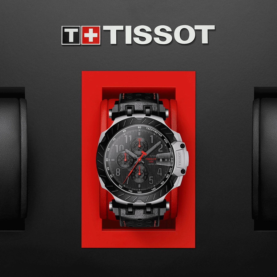 Часы Tissot T-Race MotoGP Automatic Chronograph 2022 Limited Edition T115.427.27.057.01 — черный, металл сталь