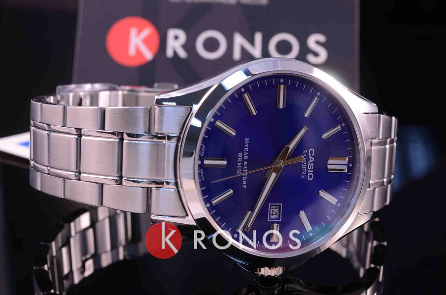 Часы Casio Collection MTS-100D-2A — Япония, кварцевые