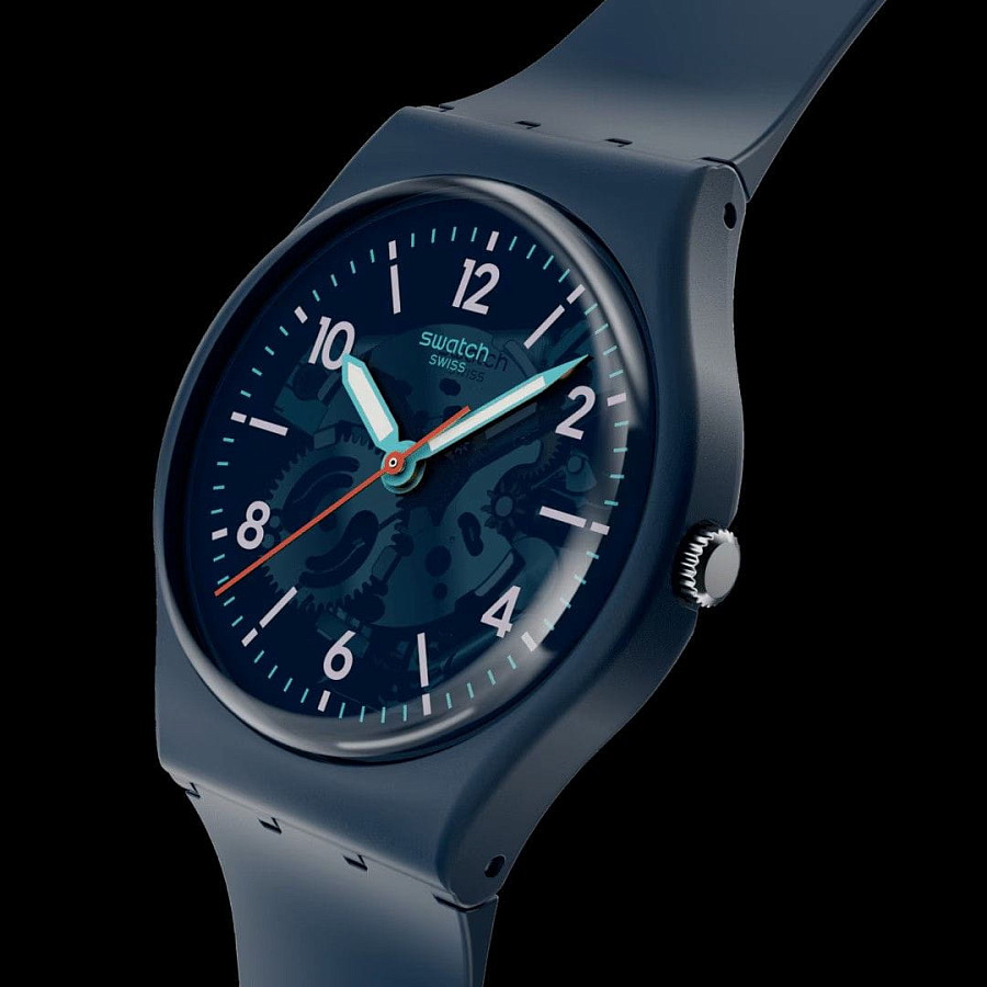 Часы Swatch Gent Biosourced Lacquered SO28N118 — мужские, биоматериал