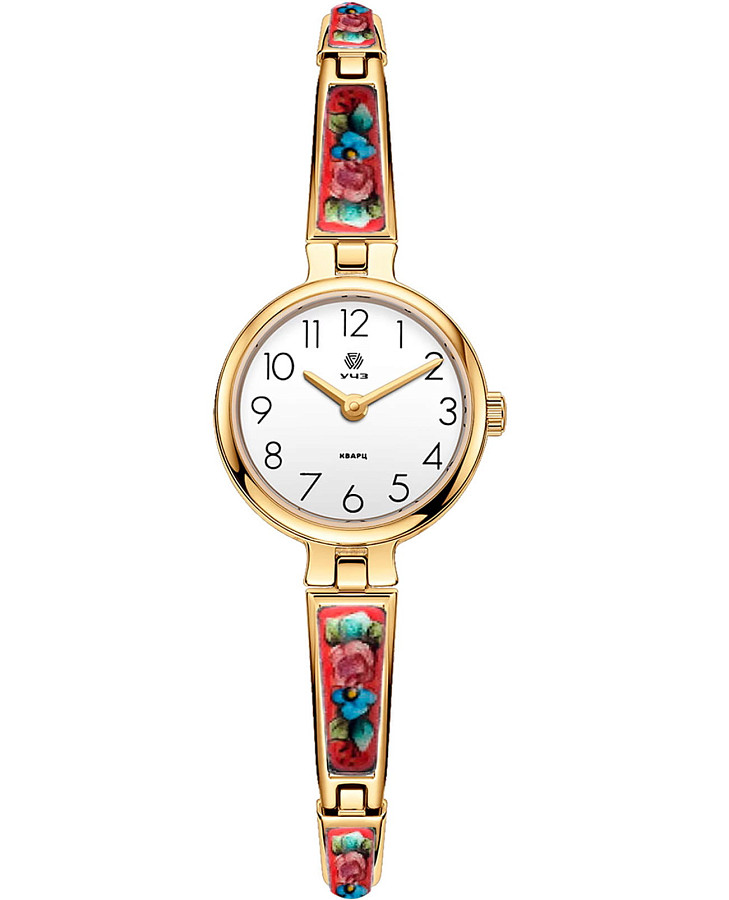 Часы УЧЗ Flora 1704B2B1-42 — женские, белый