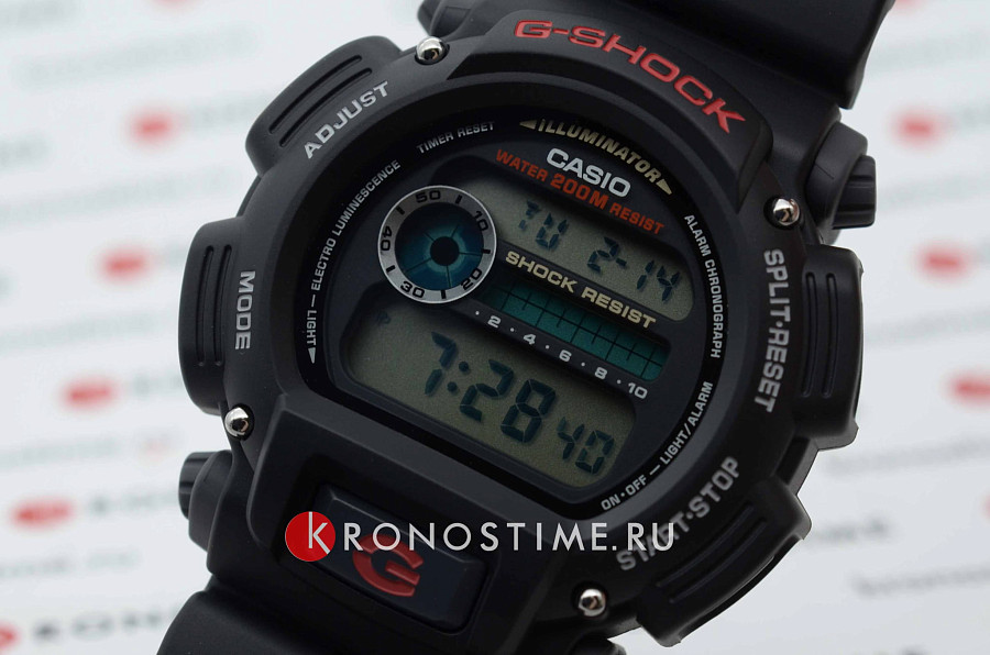 Часы Casio G-Shock DW-9052-1VDR (DW-9052-1V) — Япония, электронные