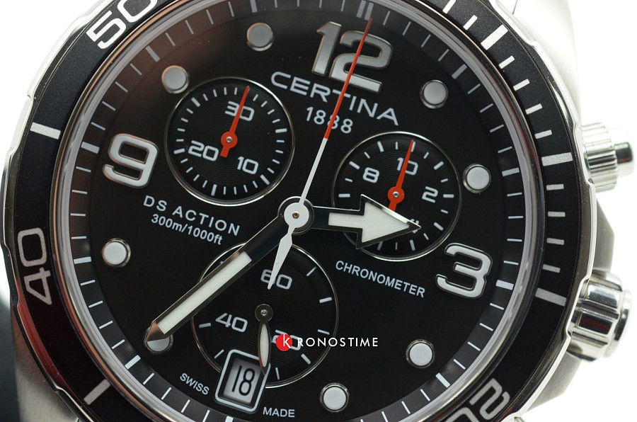 Часы Certina DS Action Chrono COSC C032.434.11.057.00 — нержавеющая сталь, мужские