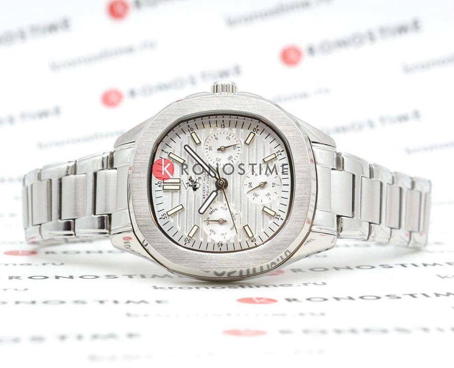 Часы Beverly Hills Polo Club BP3700C.330 — кварцевые, металл сталь