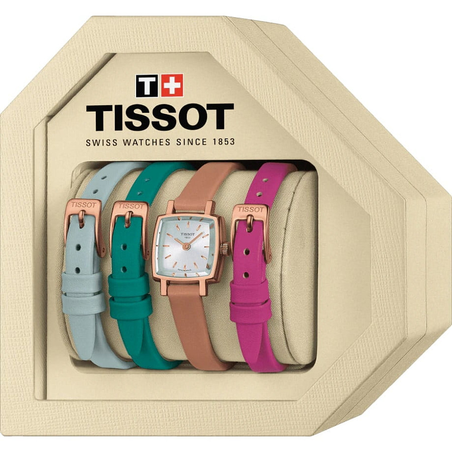 Часы Tissot Lovely Square T058.109.36.031.01 — серебристый, сталь металл