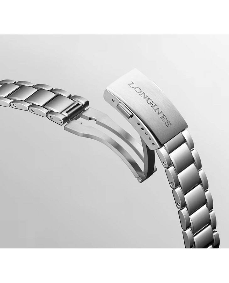 Часы Longines Spirit L3.802.4.93.6 — синий, сталь