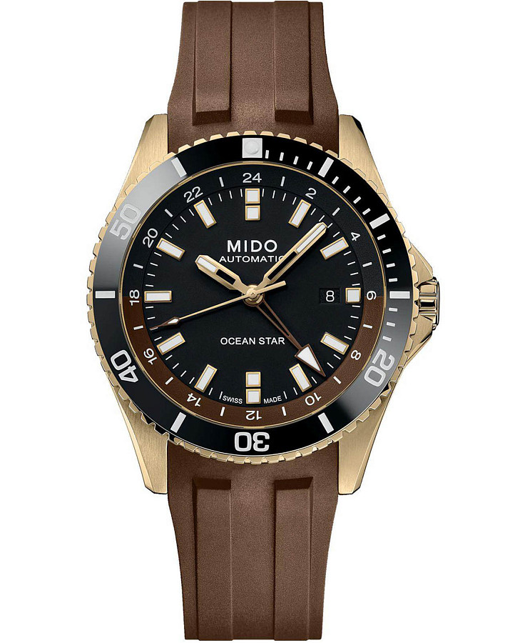 Часы Mido Ocean Star GMT M026.629.37.291.00 — мужские, черный