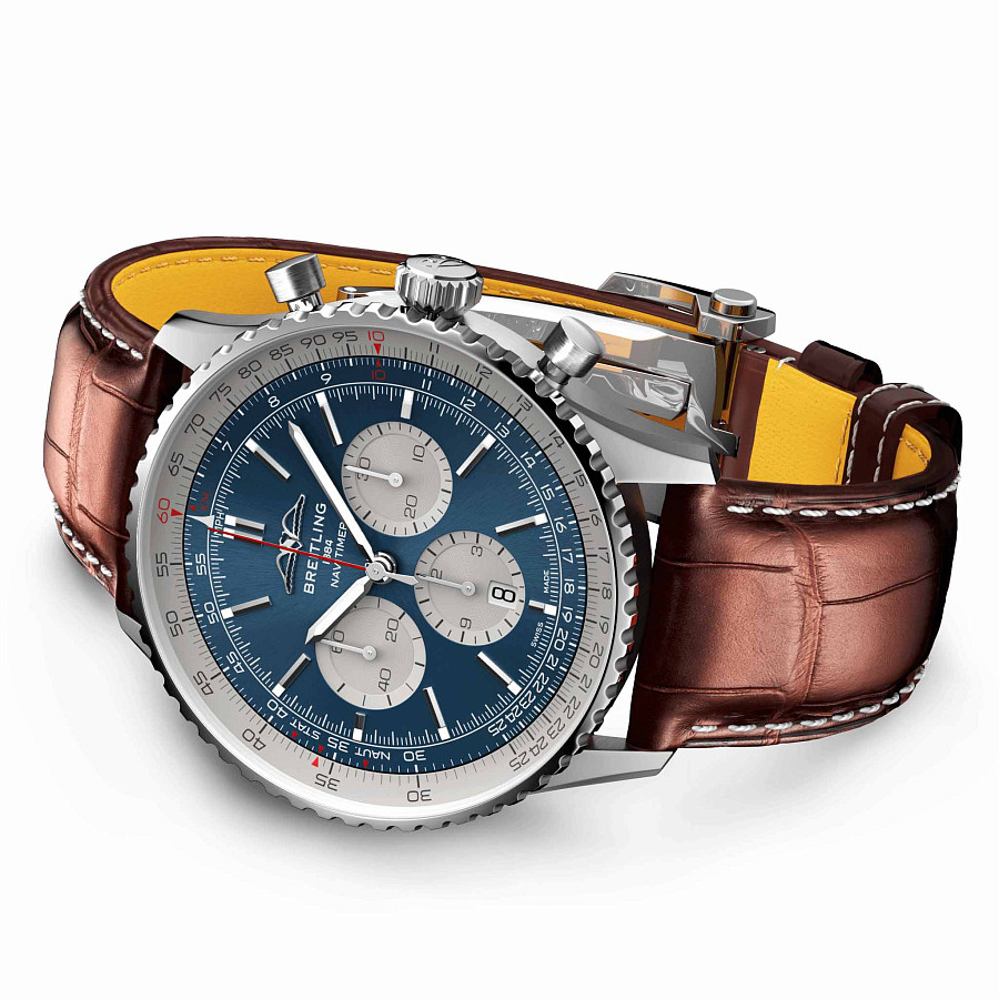 Часы Breitling Navitimer B01 Chronograph 46 AB0137211C1P1 — артикул AB0137211C1P1