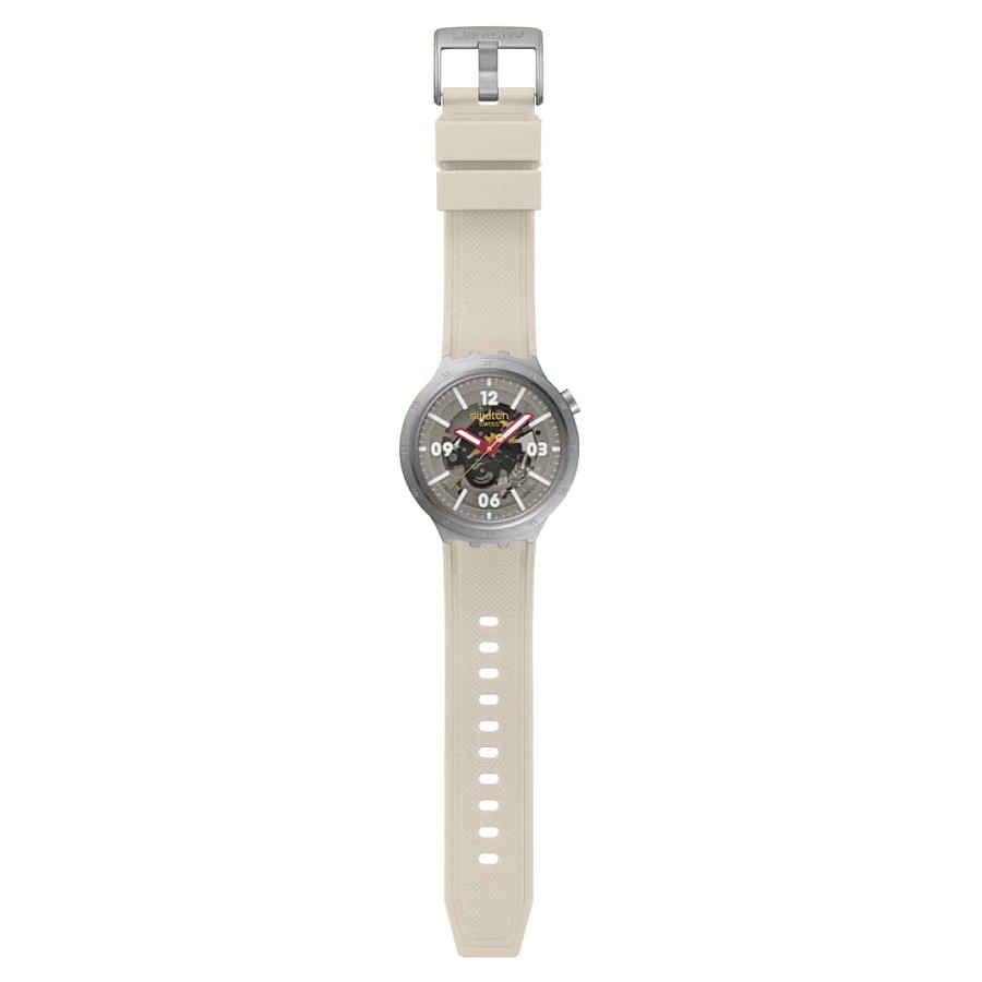 Часы Swatch Confident Moment SB07S125 — мужские, бежевый