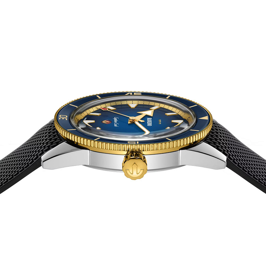 Часы Rado Captain Cook X European Cricket Special Edition R32138208 — механические, Швейцария, мужские