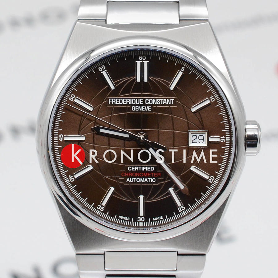 Часы Frederique Constant Highlife Automatic Cosc FC-303C3NH6B — коричневый, сталь металл