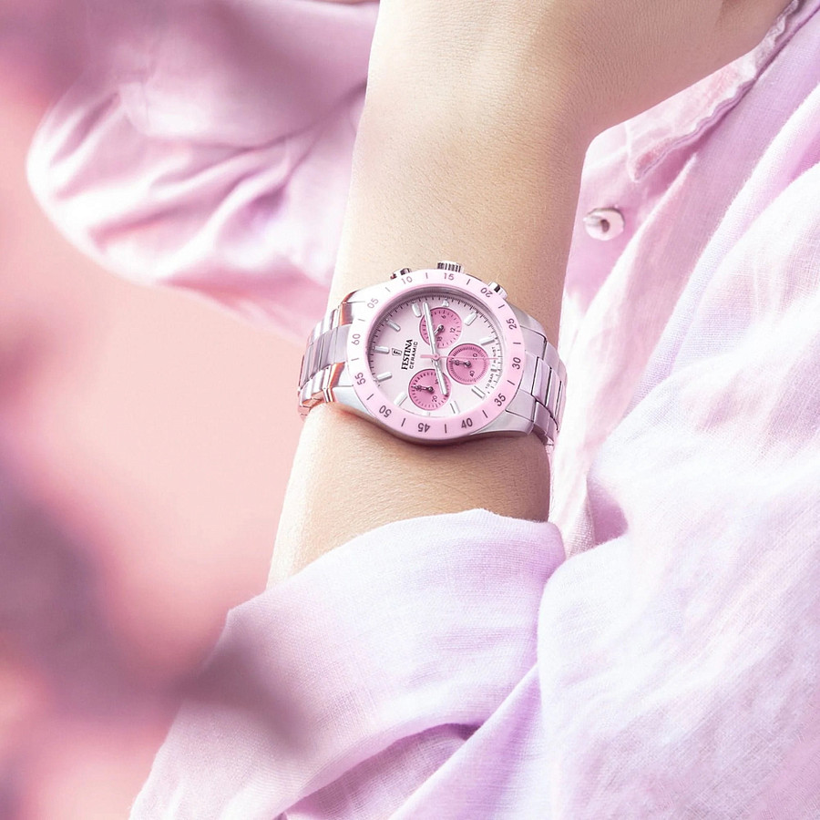 Часы Festina Ceramic F20693/2 — кварцевые, сталь металл