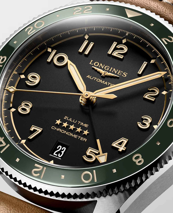 Часы Longines Spirit L3.802.4.63.2 — черный, сталь