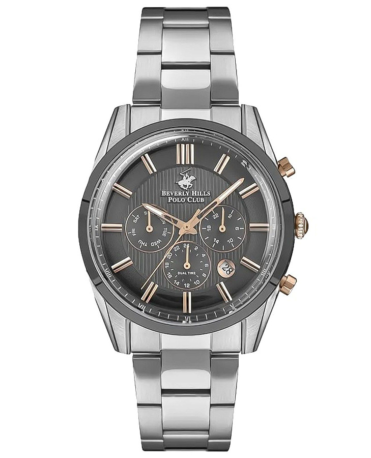 Часы Beverly Hills Polo Club BP3262X.360 — мужские, серый