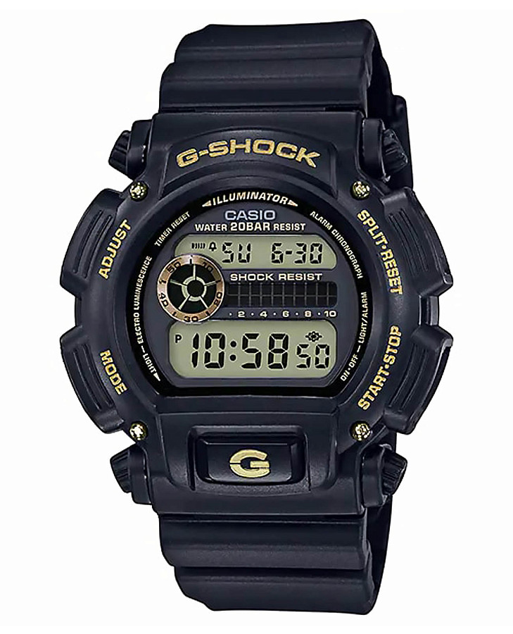 Часы Casio G-Shock DW-9052GBX-1A9DR (DW-9052GBX-1A9) — мужские, черный
