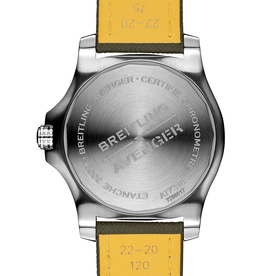 Часы Breitling Avenger Automatic 43 A17318101L1X1 — кожа + текстиль, мужские