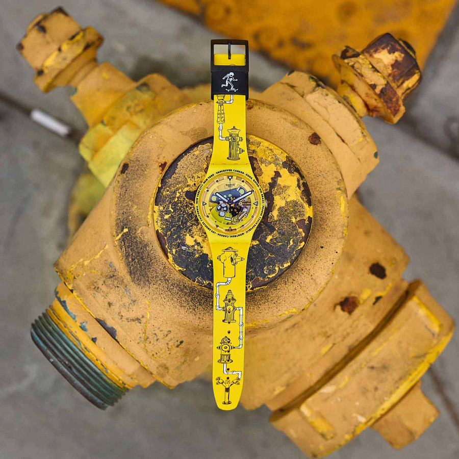 Часы Swatch New Gent Biosourced SO29J101 — женские, силикон