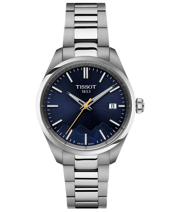 Часы Tissot PR 100 Jungfraubahn Quartz 34mm T150.210.11.041.01 — женские, синий