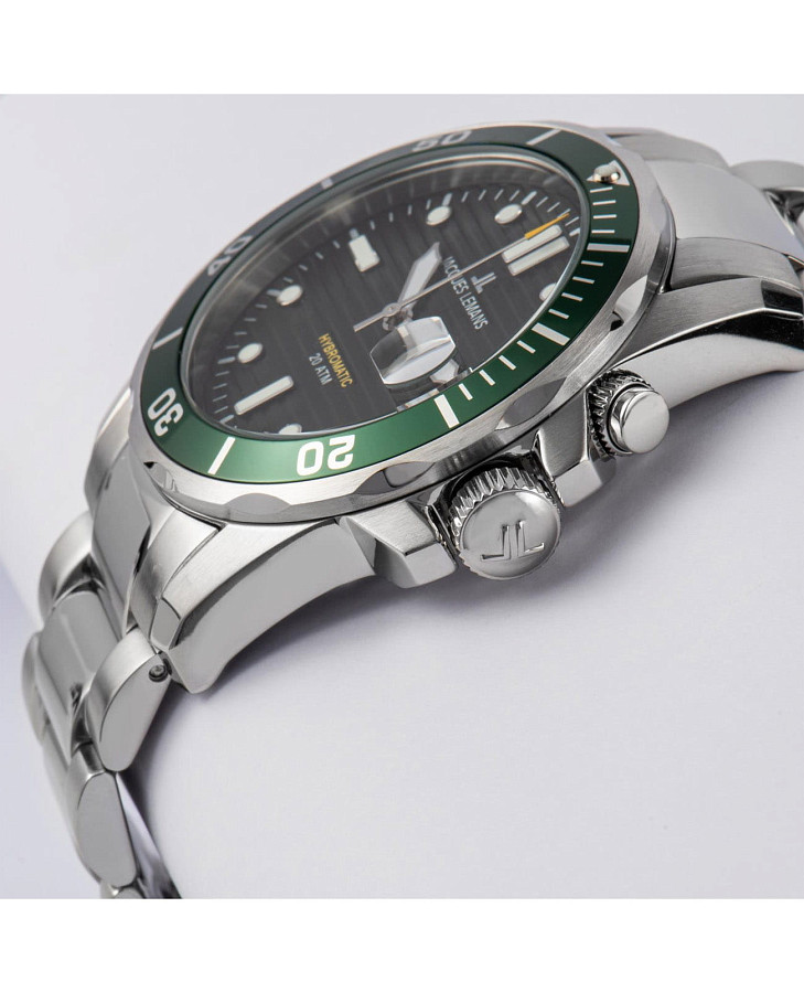 Часы Jacques Lemans Hybromatic 1-2170K — нержавеющая сталь, мужские