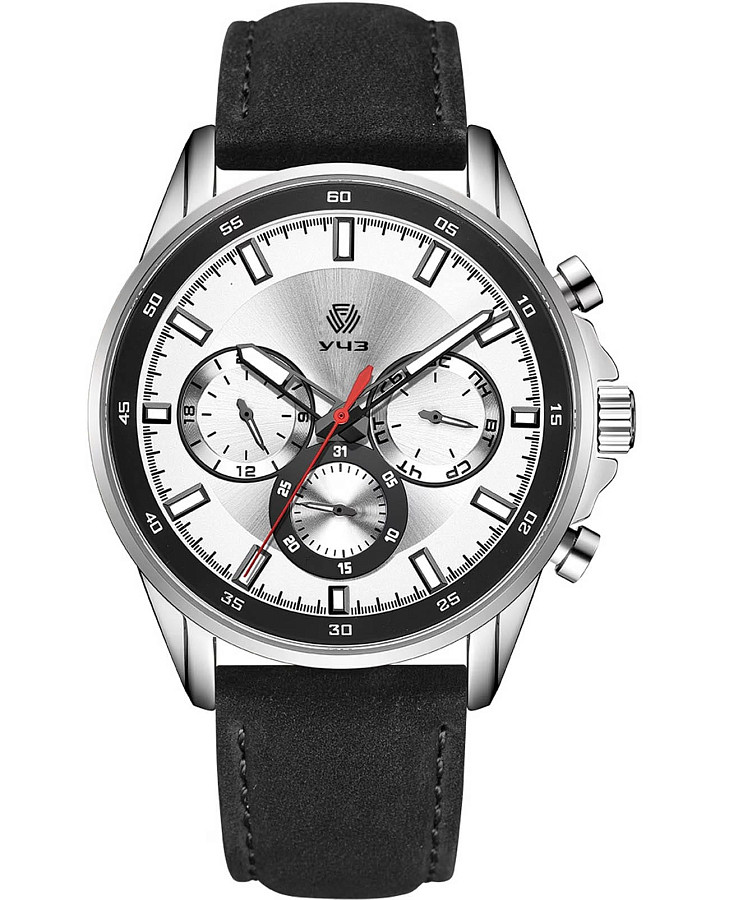Часы УЧЗ Spectr 3037L-1 — мужские, серебристый
