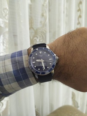 Фото покупателя: Швейцарские механические керамические наручные часы Tissot Seastar 1000 Powermatic 80 Silicium T120.407.17.041.01