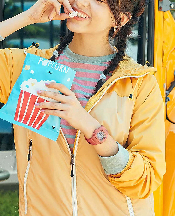 Часы Casio Baby-G BGD-565RP-4 — пластик, Япония