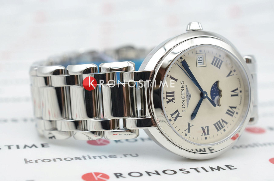 Часы Longines PrimaLuna L8.116.4.71.6 — Швейцария, кварцевые
