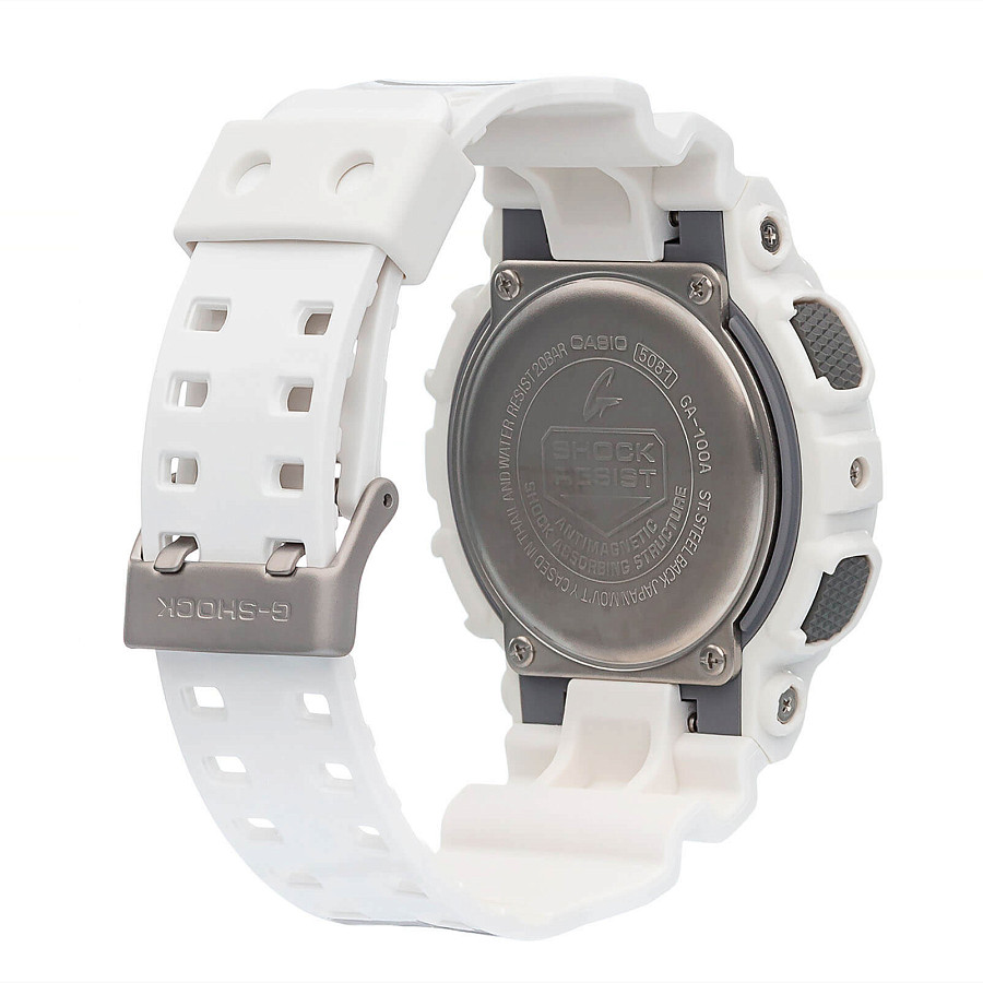 Часы Casio G-Shock GA-100A-7A — пластик, мужские