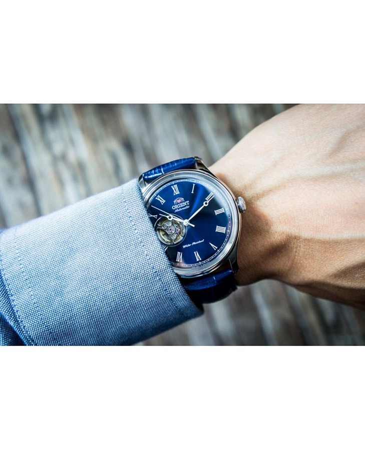 Часы Orient Classic Automatic AG00004D — синий, сталь металл
