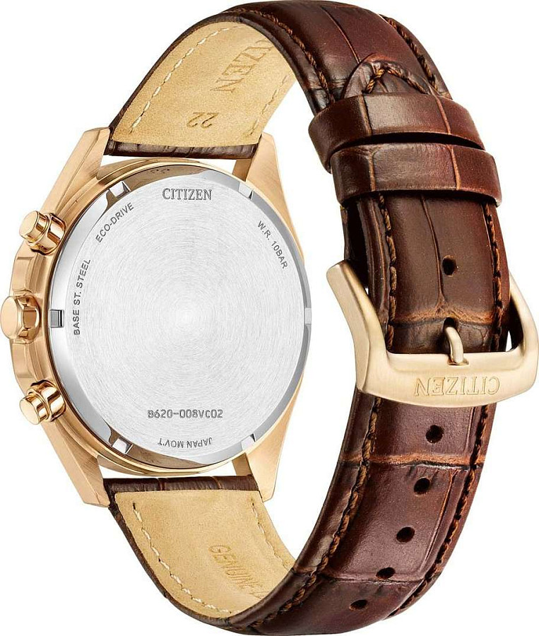 Часы Citizen Eco-Drive CA4593-15A — кожаный, мужские