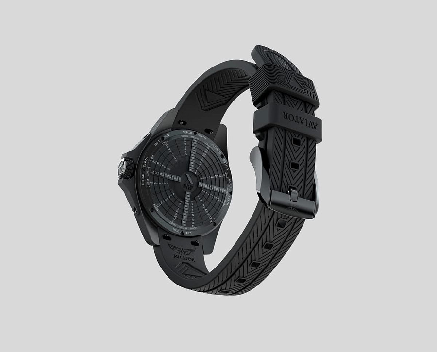Часы Aviator Xpro Dive 200 V.1.43.5.369.6 — механические, металл сталь