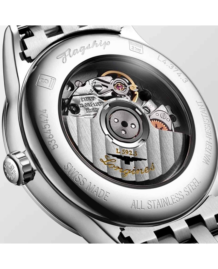 Часы Longines Flagship L4.374.4.59.6 — Швейцария, механические