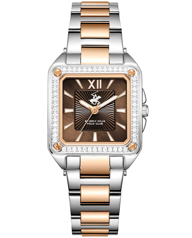 Часы Beverly Hills Polo Club BP3671C.540 — женские, коричневый