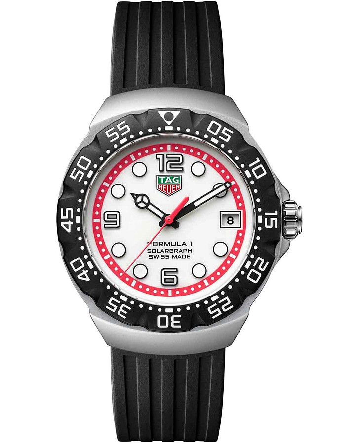 Часы TAG Heuer Formula 1 Solargraph WBY111A.FT8106 — мужские, белый