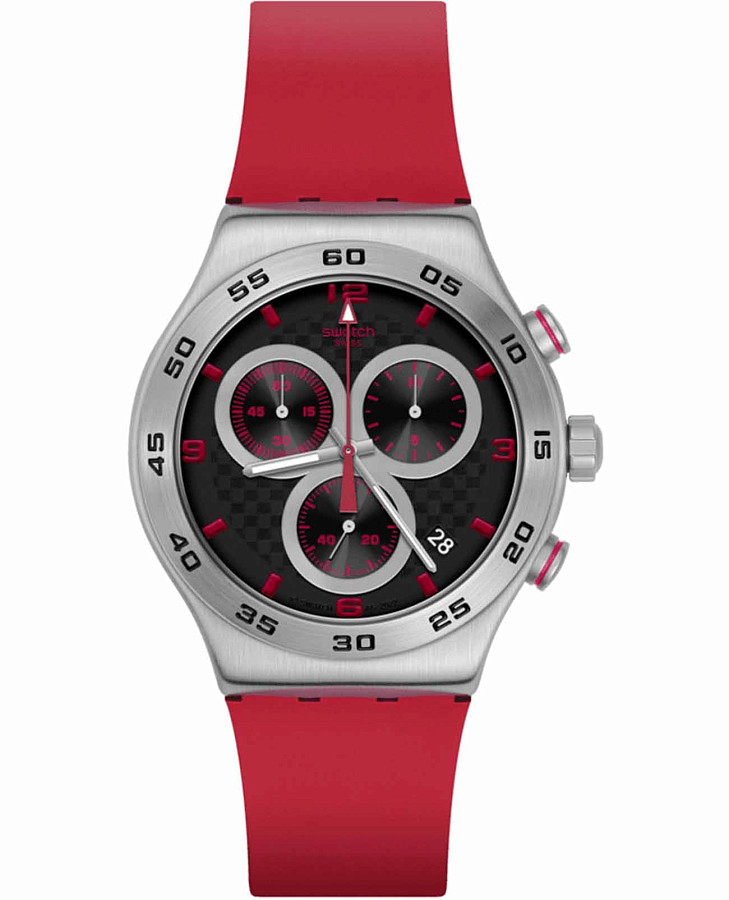 Часы Swatch I New Chrono YVS524 — женские, черный