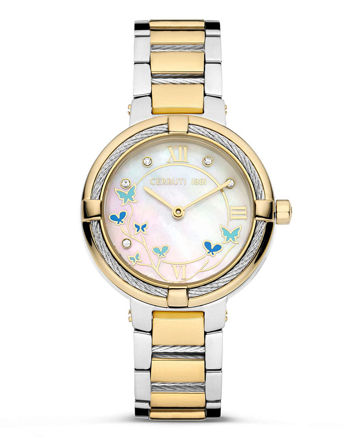 Часы Cerruti 1881 Gardena CIWLG0008303 — женские, перламутровый