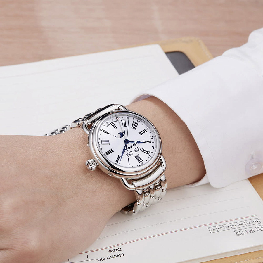 Часы Aerowatch 1942 Moon Phase Automatic 75970 AA01 M — артикул 75970 AA01 M