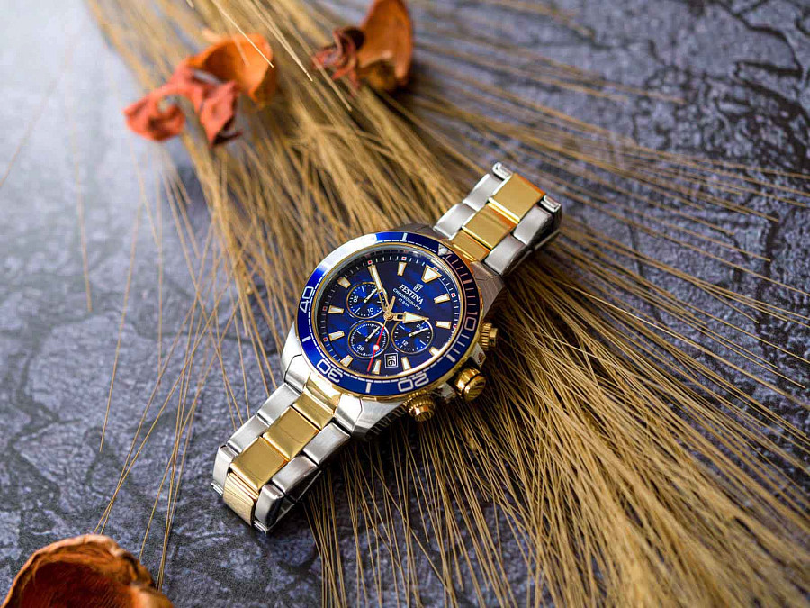 Часы Festina Prestige F20363/2 — нержавеющая сталь с pvd-покрытием, мужские