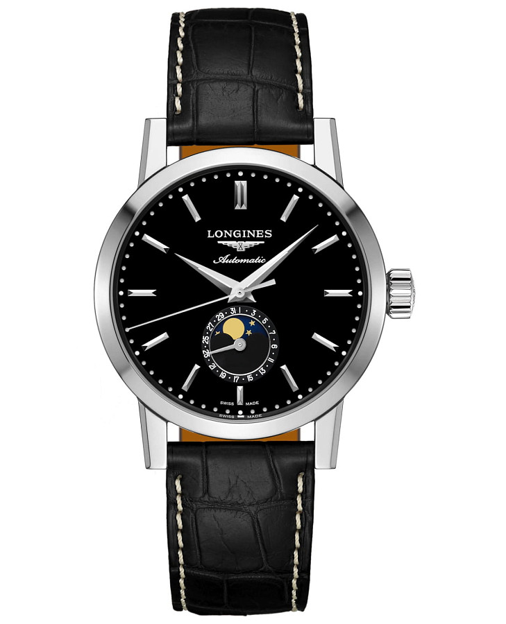 Часы Longines 1832 L4.826.4.52.0 — мужские, черный