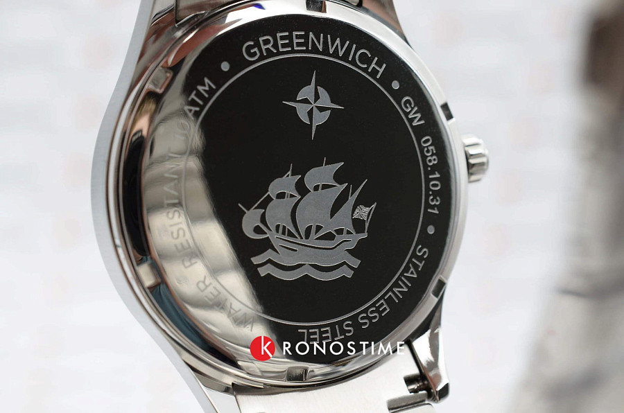 Часы Greenwich Moon Walker GW 058.10.31 — нержавеющая сталь, мужские