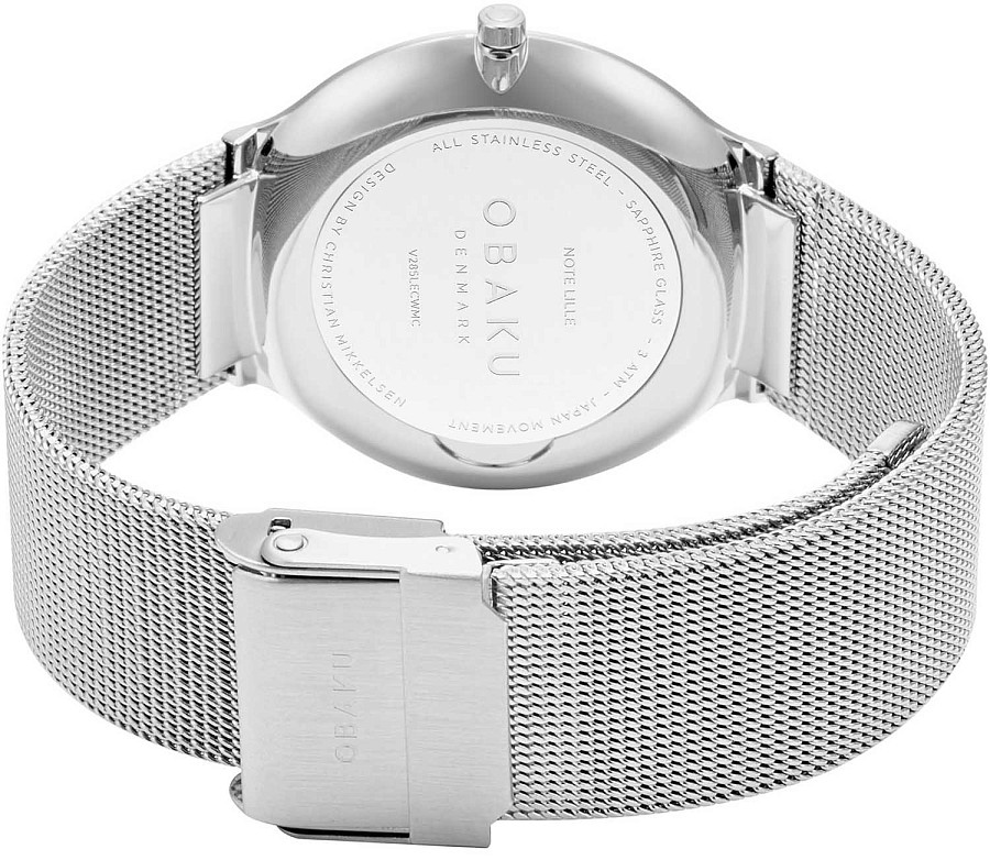 Часы Obaku Mesh V285LECWMC — нержавеющая сталь, женские