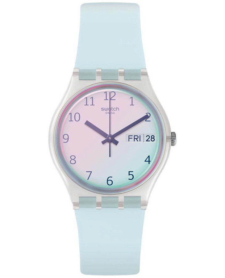 Часы Swatch Gent Standard GE713 — женские, голубой