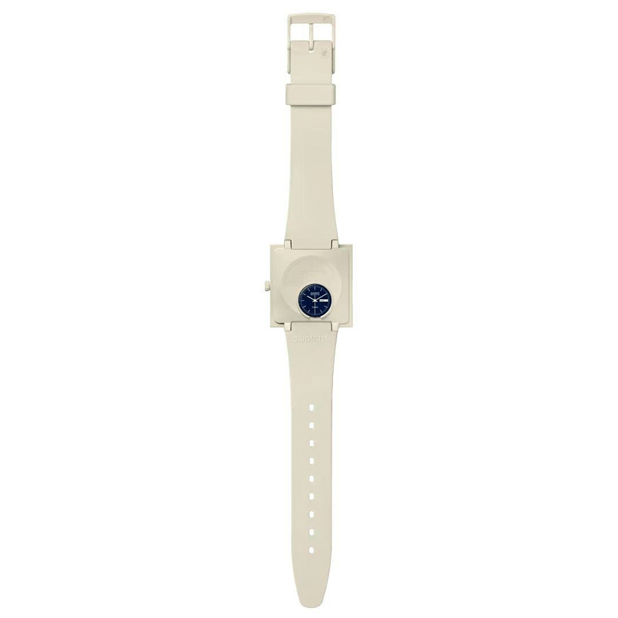 Часы Swatch Square Bioceramic Standard SO34T700-S14 — биоматериал, мужские