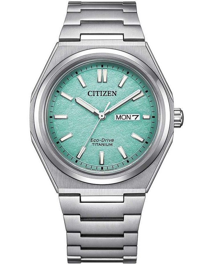 Часы Citizen Eco-Drive AW0130-85M — мужские, бирюзовый