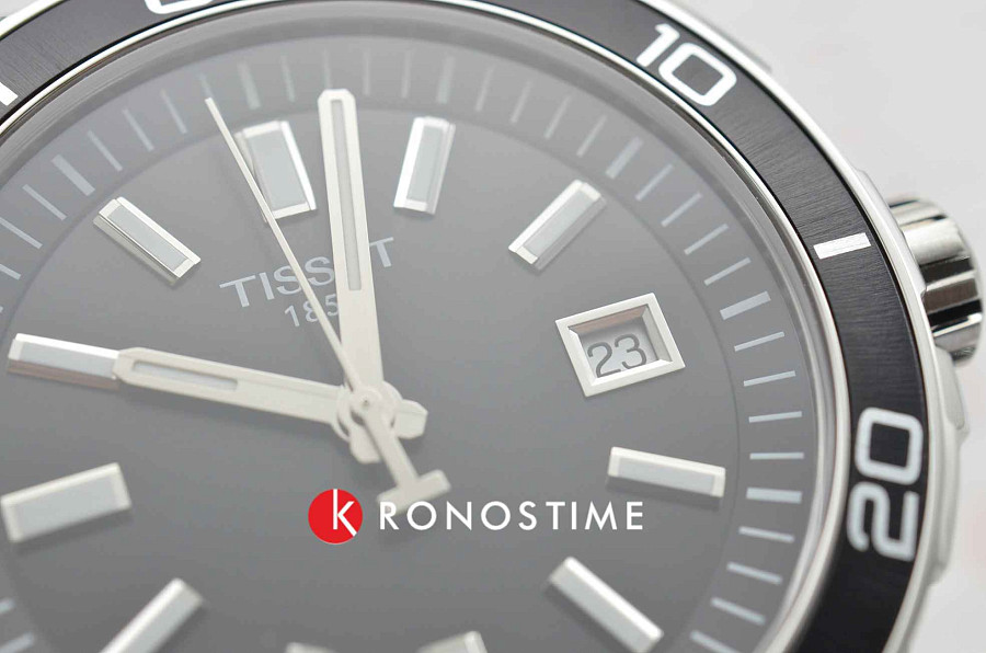Часы Tissot Supersport Gent T125.610.11.051.00 — мужские, нержавеющая сталь