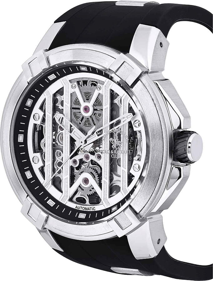 Часы Santa Barbara Polo & Racquet Club Luxury SB.1.10605-1 — механические, сталь металл