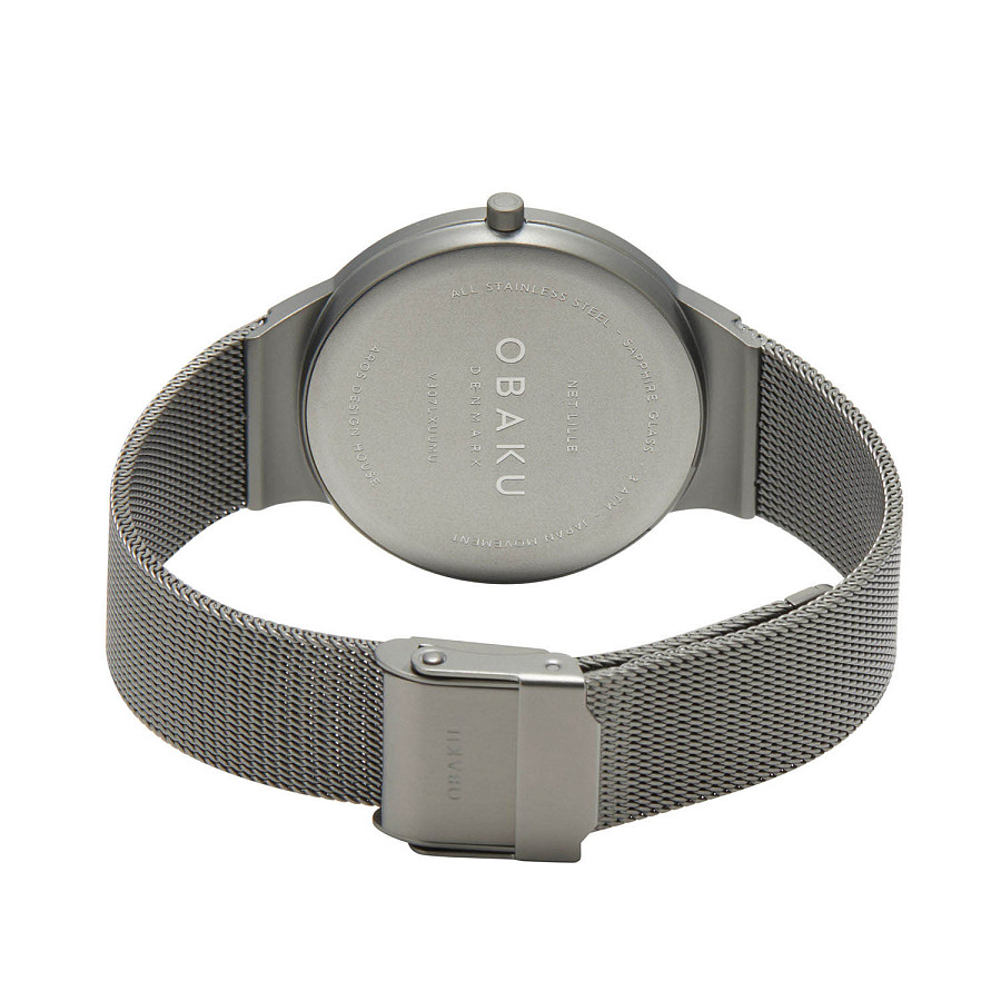 Часы Obaku Ultra Slim V307LXUUMU — нержавеющая сталь с ip-покрытием, женские