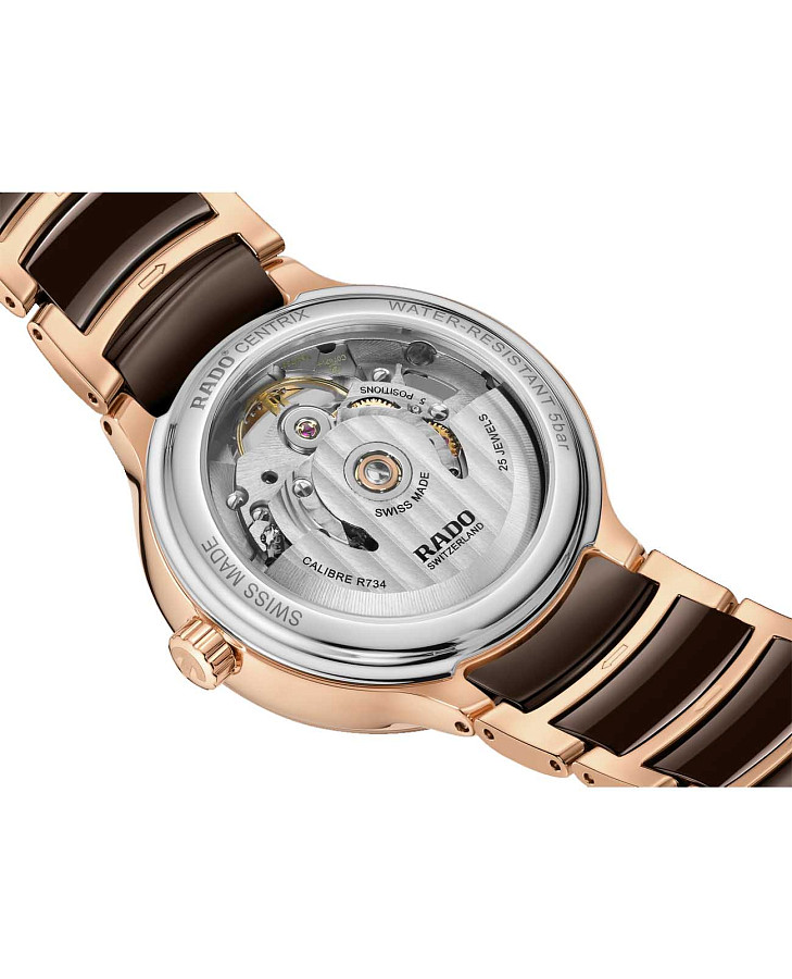 Часы Rado Centrix Automatic Diamonds Open Heart R30029902 — металл сталь, Швейцария