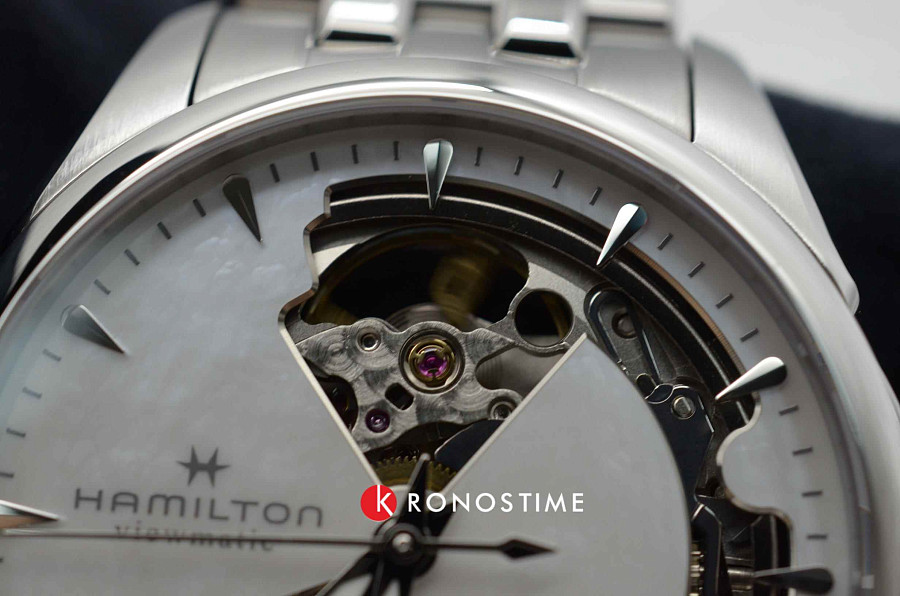 Часы Hamilton Jazzmaster Open Heart Auto H32215190 — нержавеющая сталь, женские