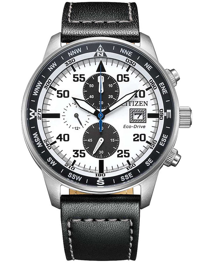 Часы Citizen Eco-Drive CA0880-07A — мужские, белый